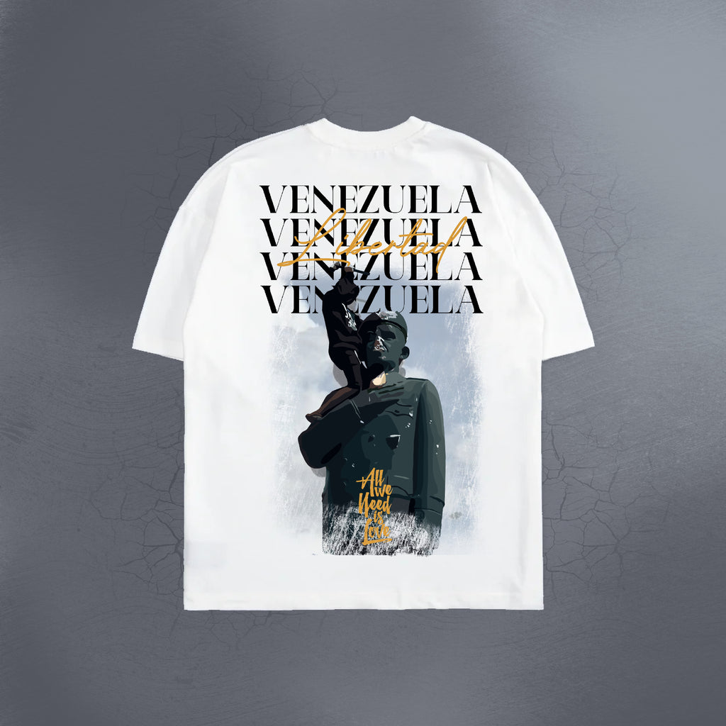 VENEZUELA LIBERTAD WHITE TEE