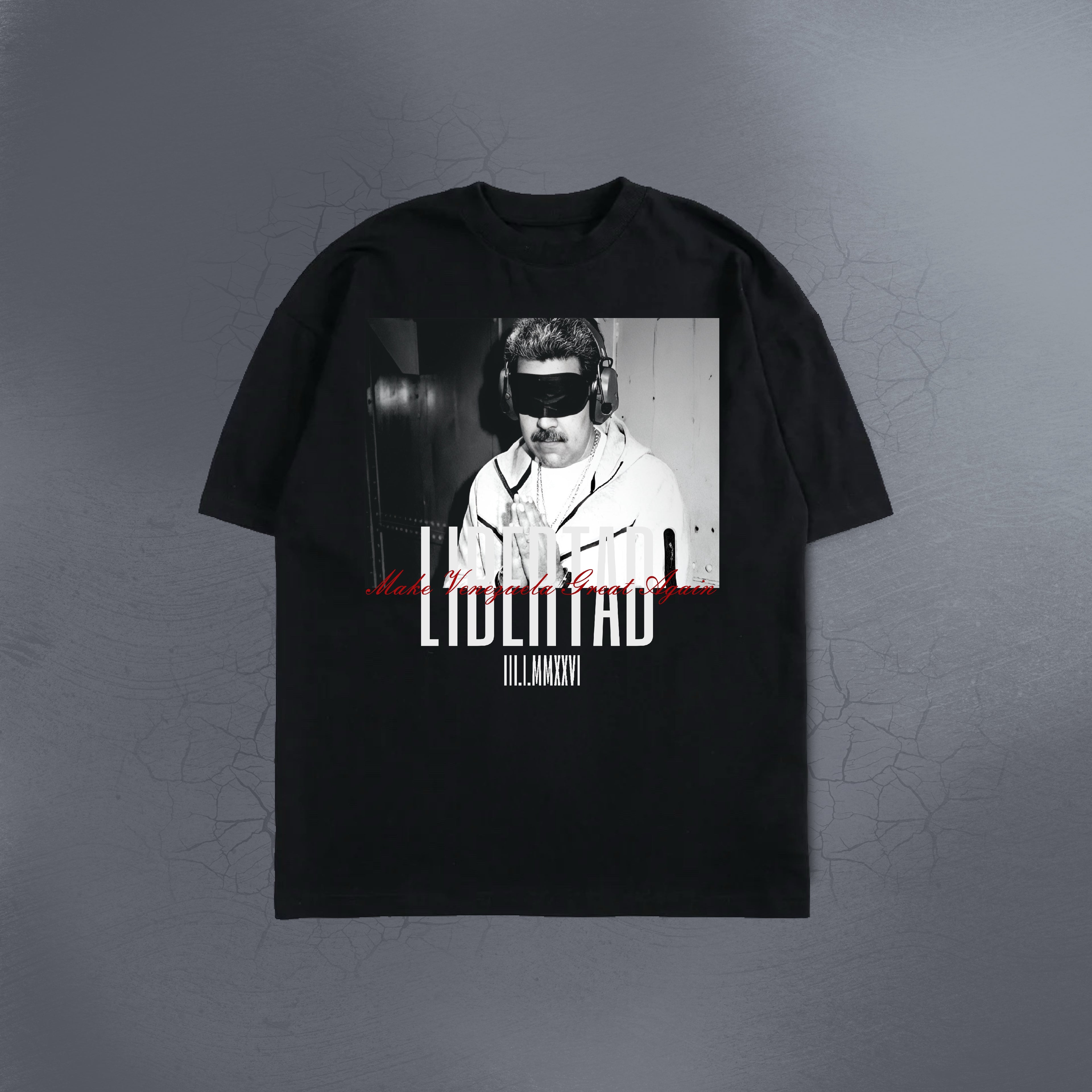 MAKE VENEZUELA GREAT AGAIN BLACK TEE