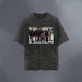 DICTATOR ALBUM COVER ACID WASHED TEE