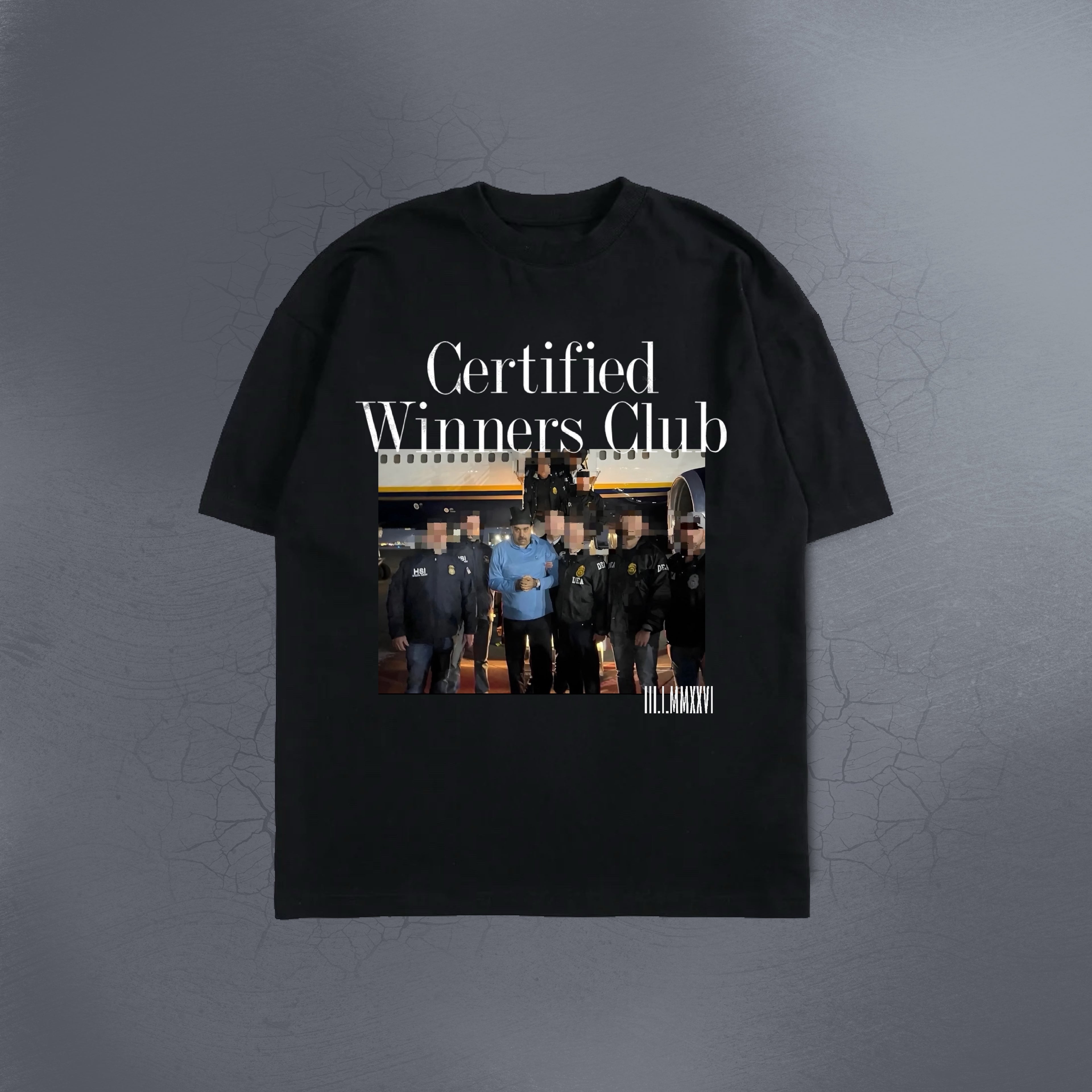 CERTIFIED WINNERS CLUB BLACK TEE